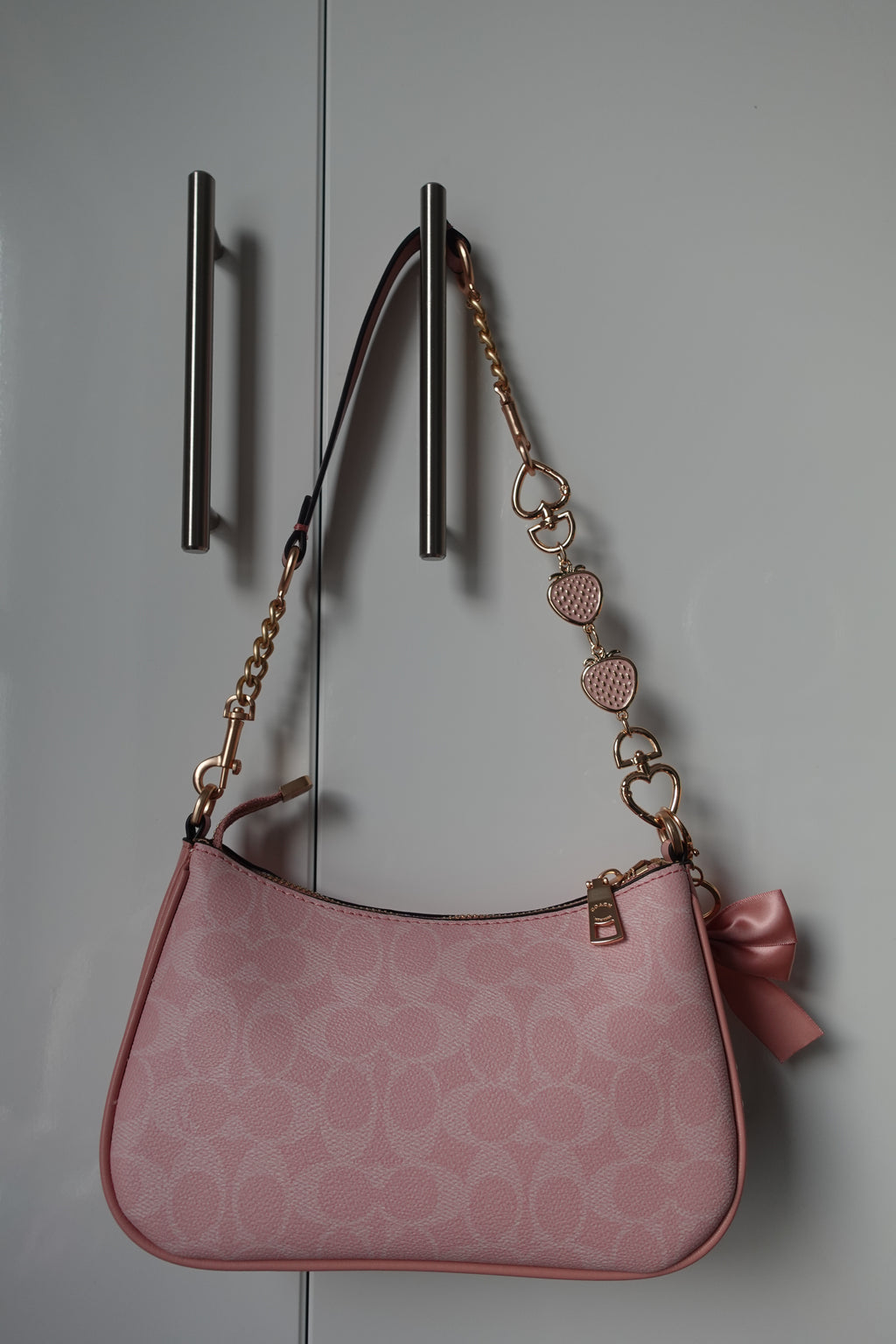 Pink Teri with Extender + Bow