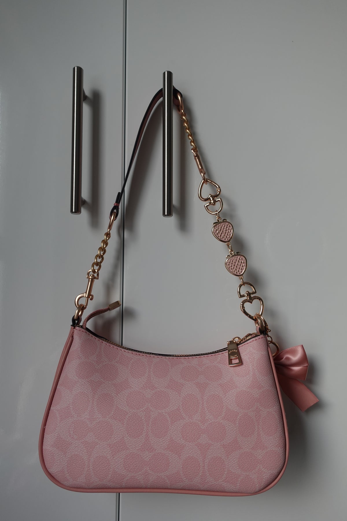 Pink Teri with Extender + Bow