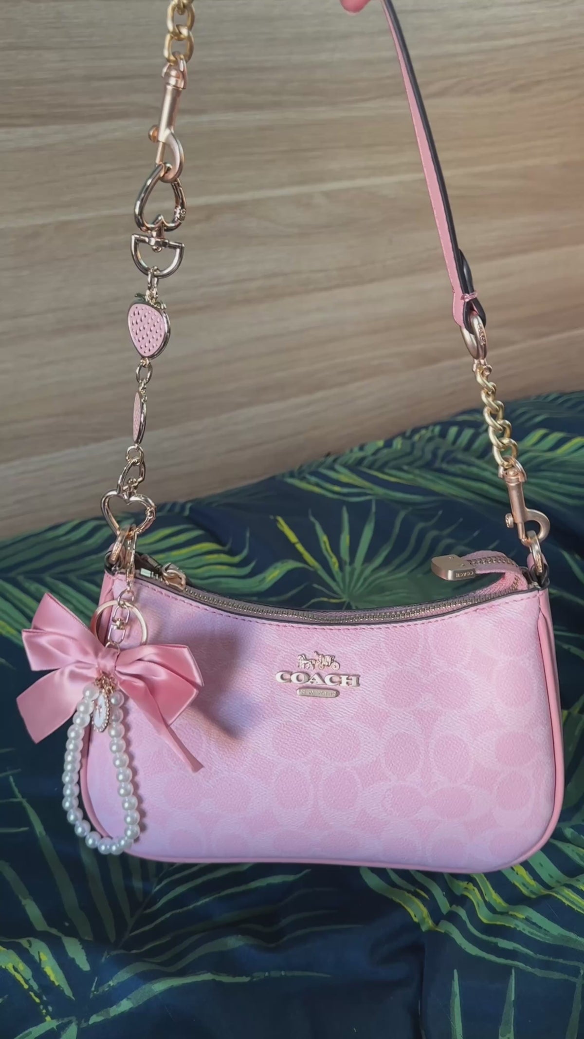 Pink Teri with Extender + Bow